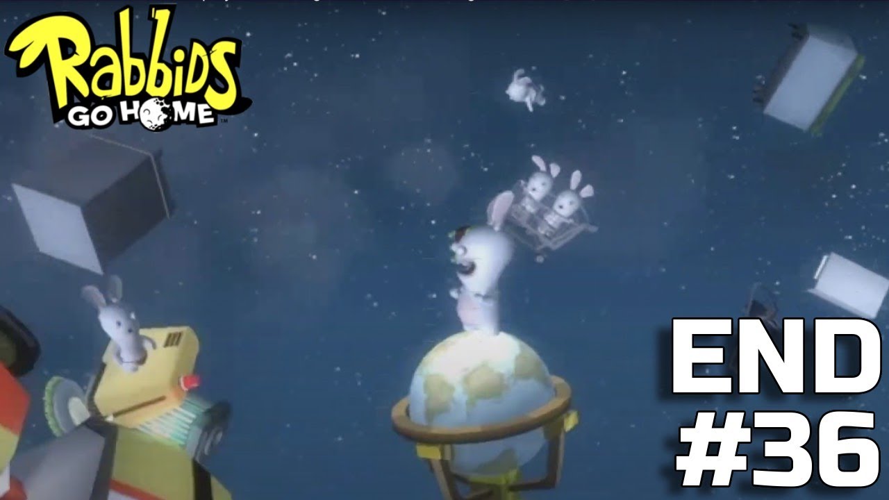 Rabbids Go Home - Gameplay Walkthrough Part 36 Final - King of the Pile! [Wii]