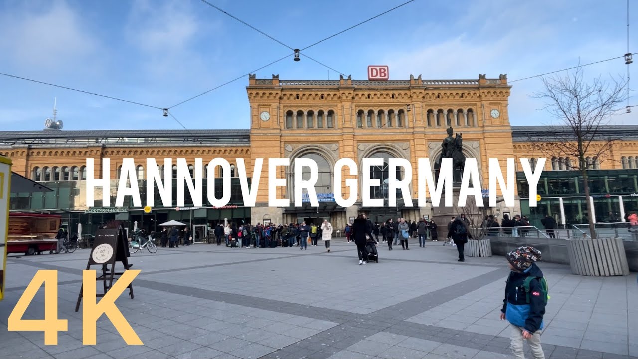 Walking Tour In Hannover Germany -4K 60fps /Rundgang durch Hannover گشتی در شهر هانوفر آلمان