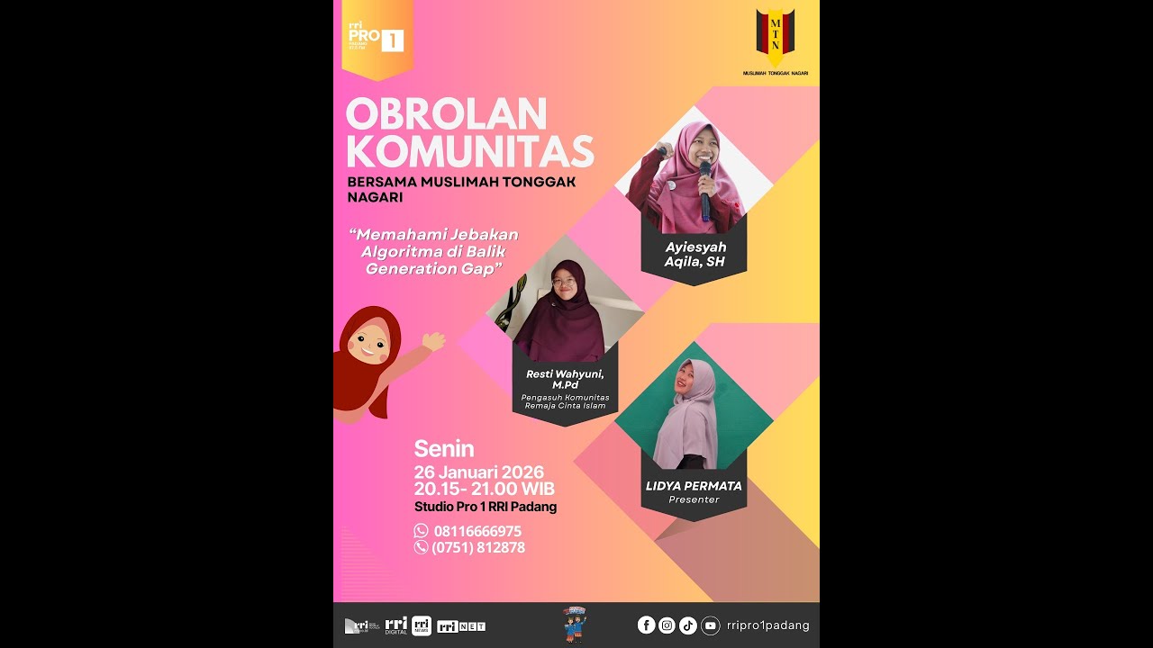 OBROLAN KOMUNITAS || SENIN, 26 JANUARI 2026