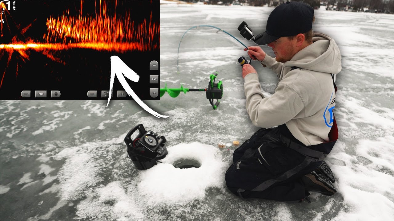 ICE Fishing GIANT Schools of Panfish! (NON-STOP Bluegills)