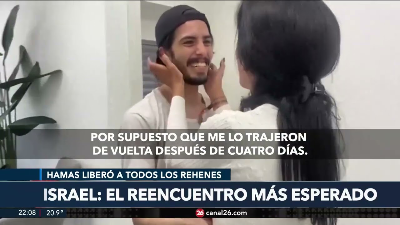 🚨 ISRAEL | La reacción de los familiares de los rehenes liberados: 