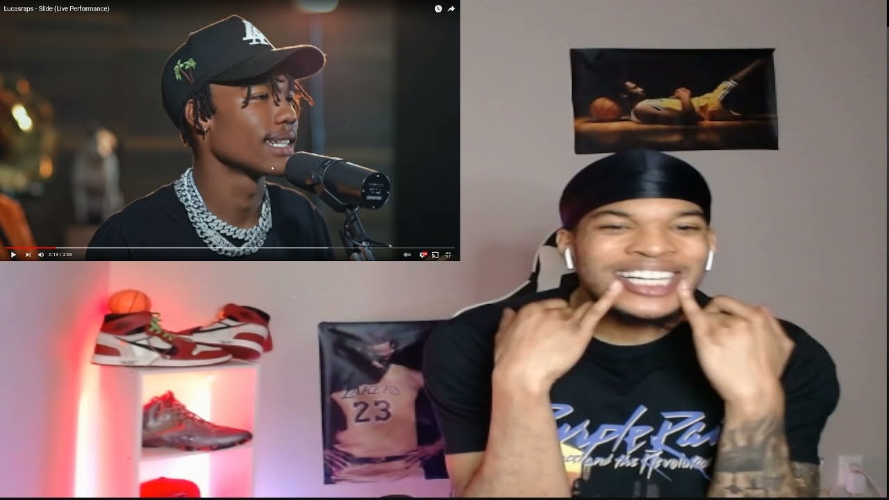 THIS A SH'LAPPA!! LUCASRAPS - SLIDE (LIVE PERFORMANCE) REACTION!!