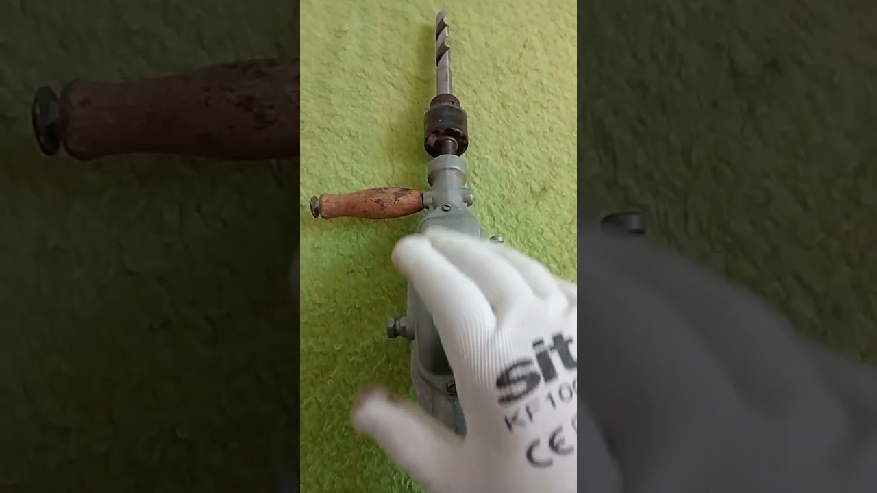 Restaurare bormașină manuală cu manivelă 