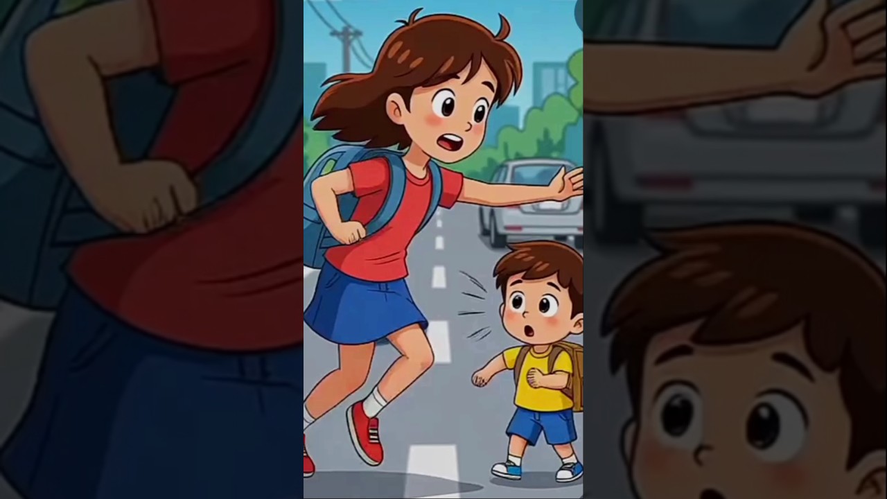 "Brave Girl || Saves a Child || Emotional Hindi Animation || Life Lesson Story" 