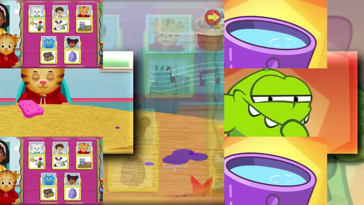 116 Shuric Scans With Are Slides (Daniel Tiger Neighborhood Vs Om Nom)