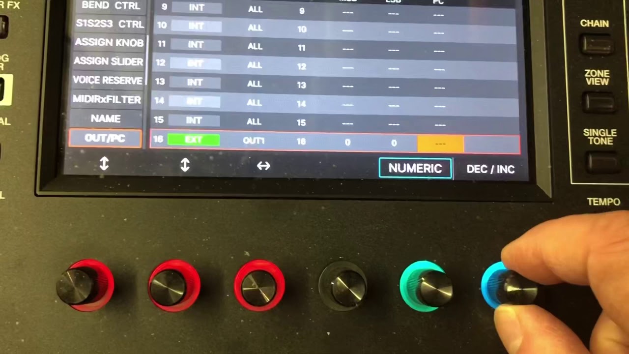 Roland Fantom - Exploring External MIDI Control