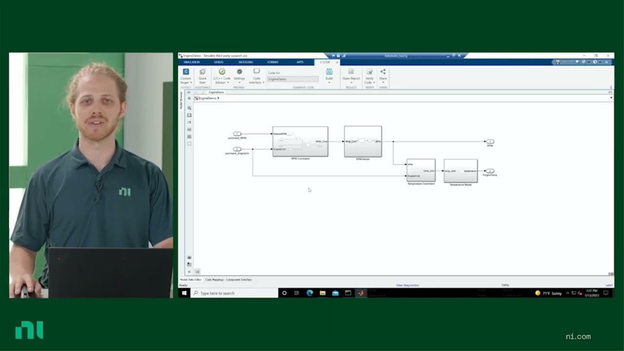 How to add and integrate Simulink&reg; Model (Processor-based) into NI VeriStand