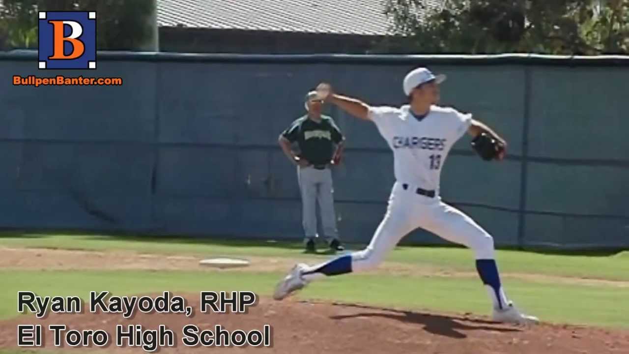 RYAN KAYODA, RHP, EL TORO HIGH SCHOOL, PITCHING MECHANICS 200 FPS