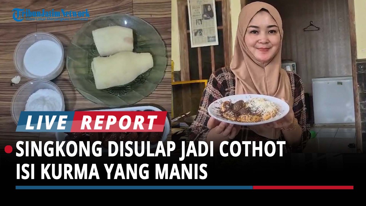 Inovasi Takjil di Ponorogo, Singkong Disulap Jadi Cothot Isi Kurma yang Manis
