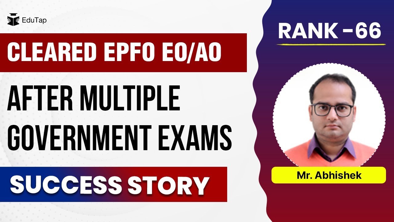 EPFO EO AO Exam Syllabus Preparation Sources, Interview Strategy & Guidance by Selected Toppers