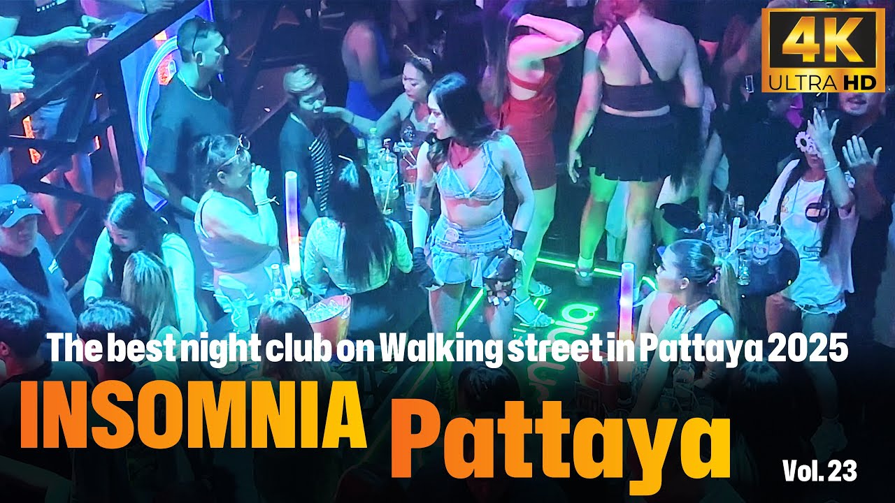 Insomnia club Pattaya 2025 vol.23 / 4K HDR 60fps