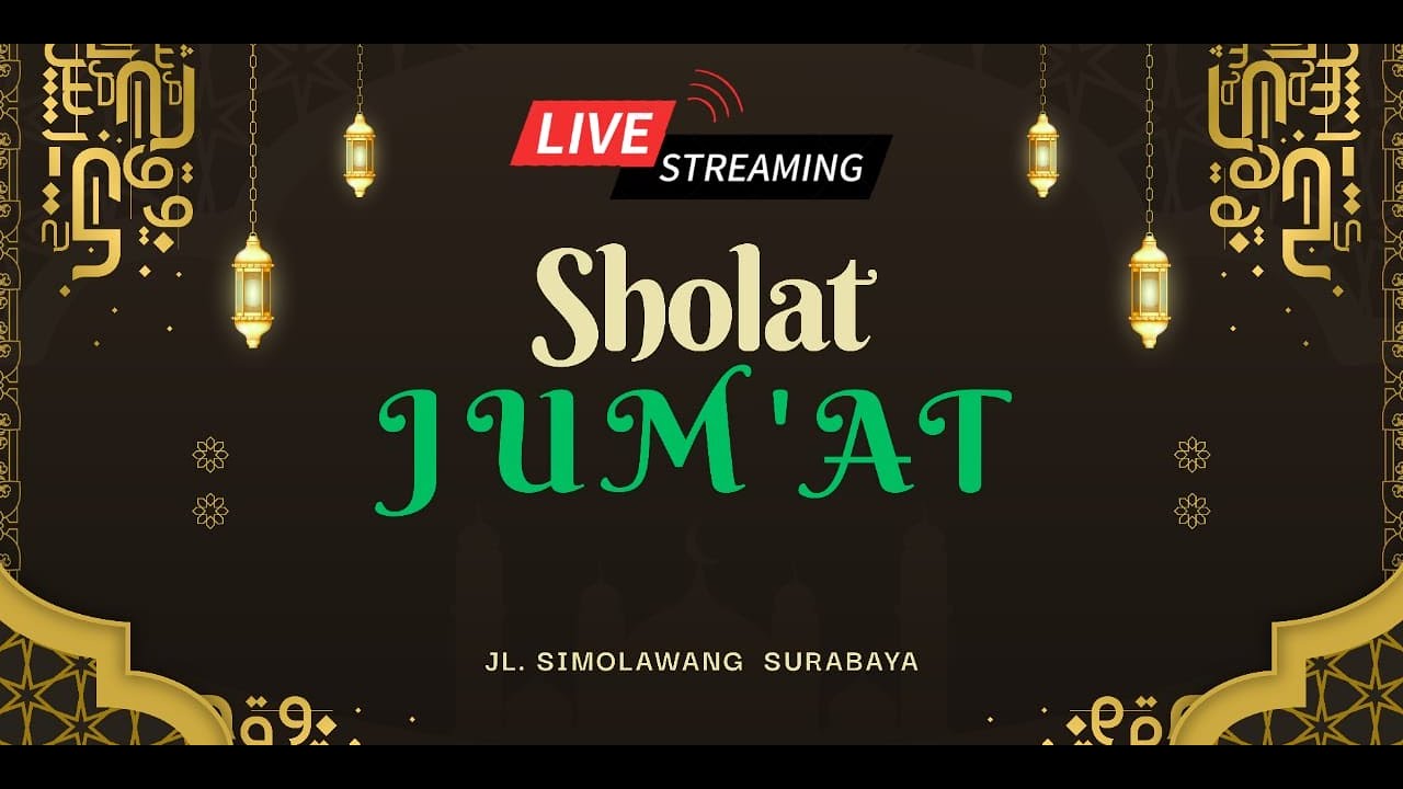 🔴 ( LIVE ) Pelaksanaan Sholat Jum'at Masjid Al Abror Simolawang Surabaya.