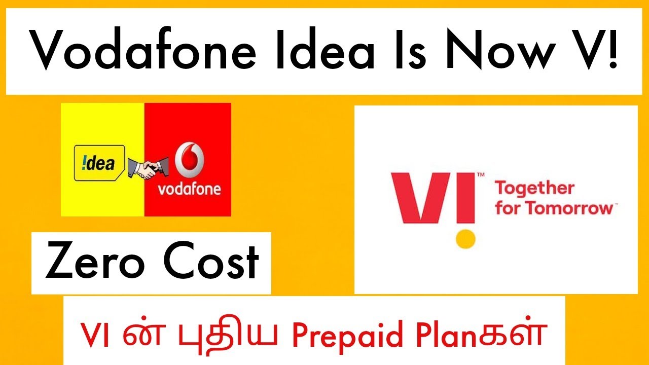 Vodafone Idea Become VI New Prepaid Sim - VI New Prepaid Plans 2020 | Zero Cost SIM