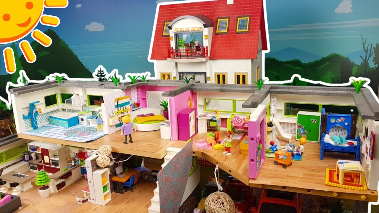 Frühlingsroomtour//Playmobil Luxusvilla//Familie Sonnenschein