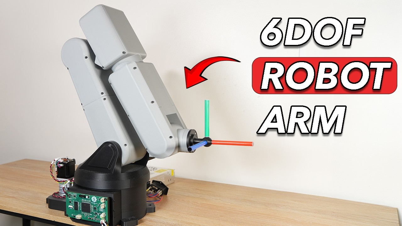 Our 6-DOF Robot Arm Snapped… So We Redesigned It