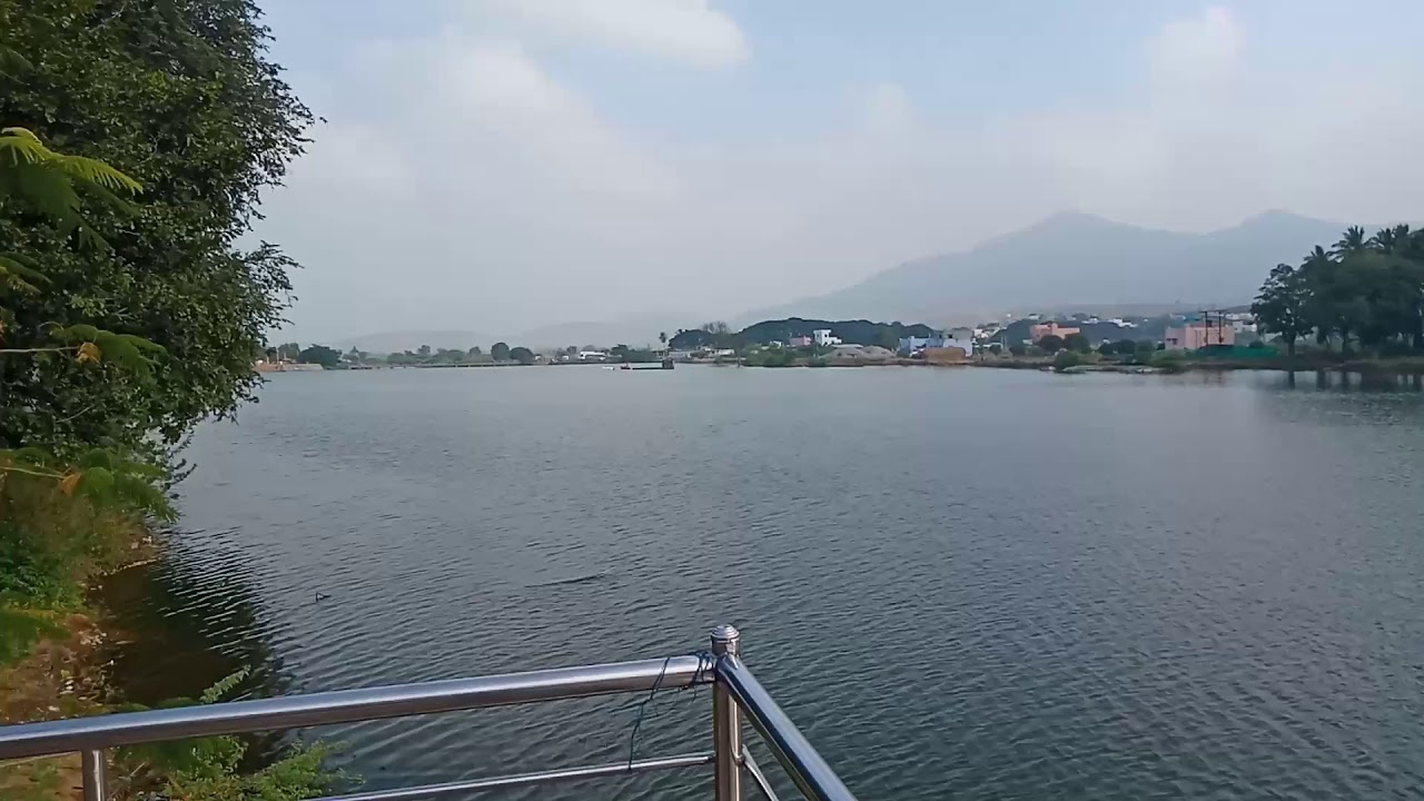 The Holy Chitravathi river in Puttaparthi