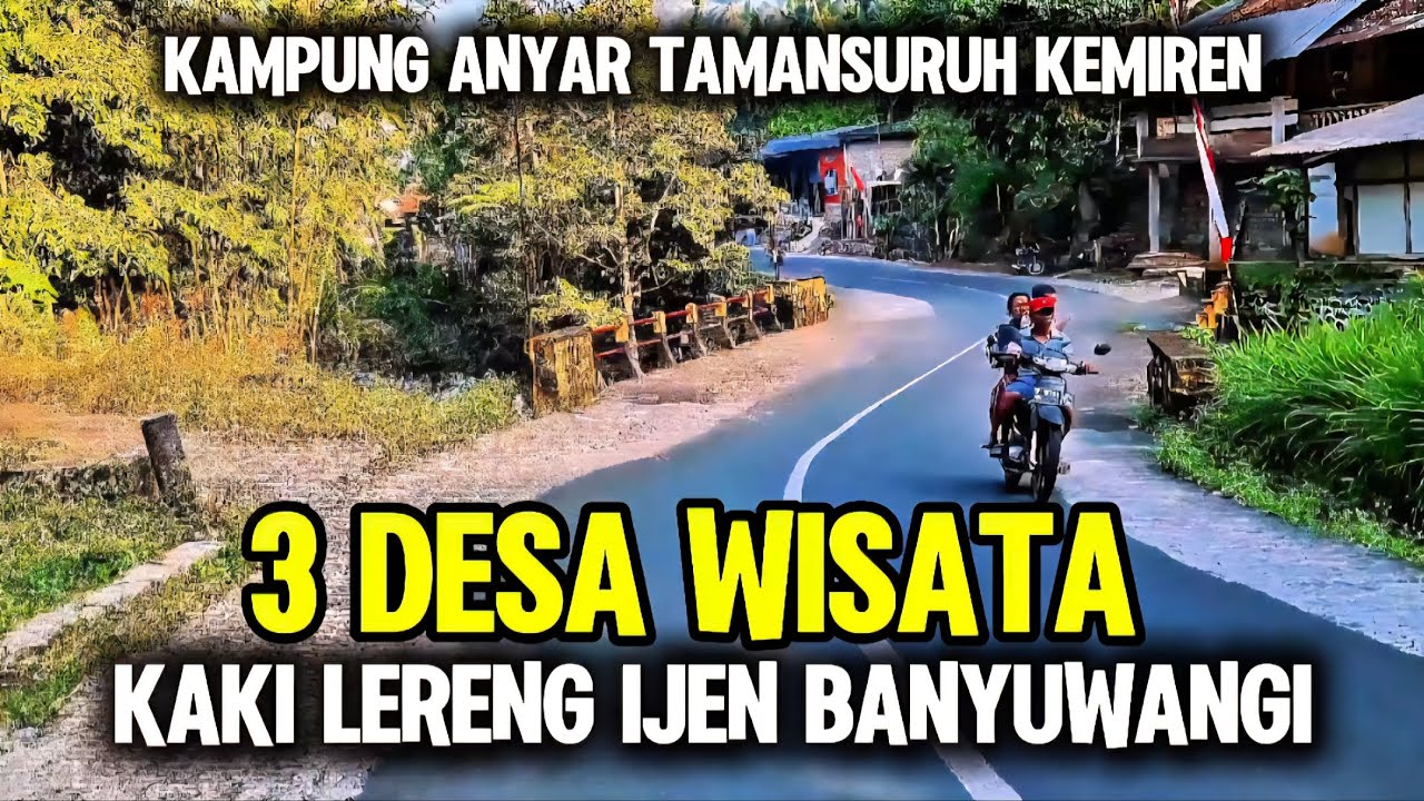 Menelusuri Perkampungan 3 Desa Wisata Banyuwangi | Kampung Anyar, Tamansuruh & Kemiren