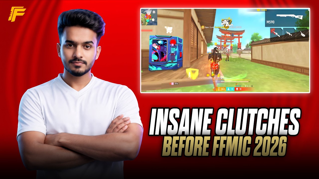 🧿INSANE CLUTCHES BEFORE FFMIC 2026🏆🔥[ RUSHER POV ] 🤯 -TURNAMENT HIGHLIGHTS🎯🏆 #freefire #ffmic
