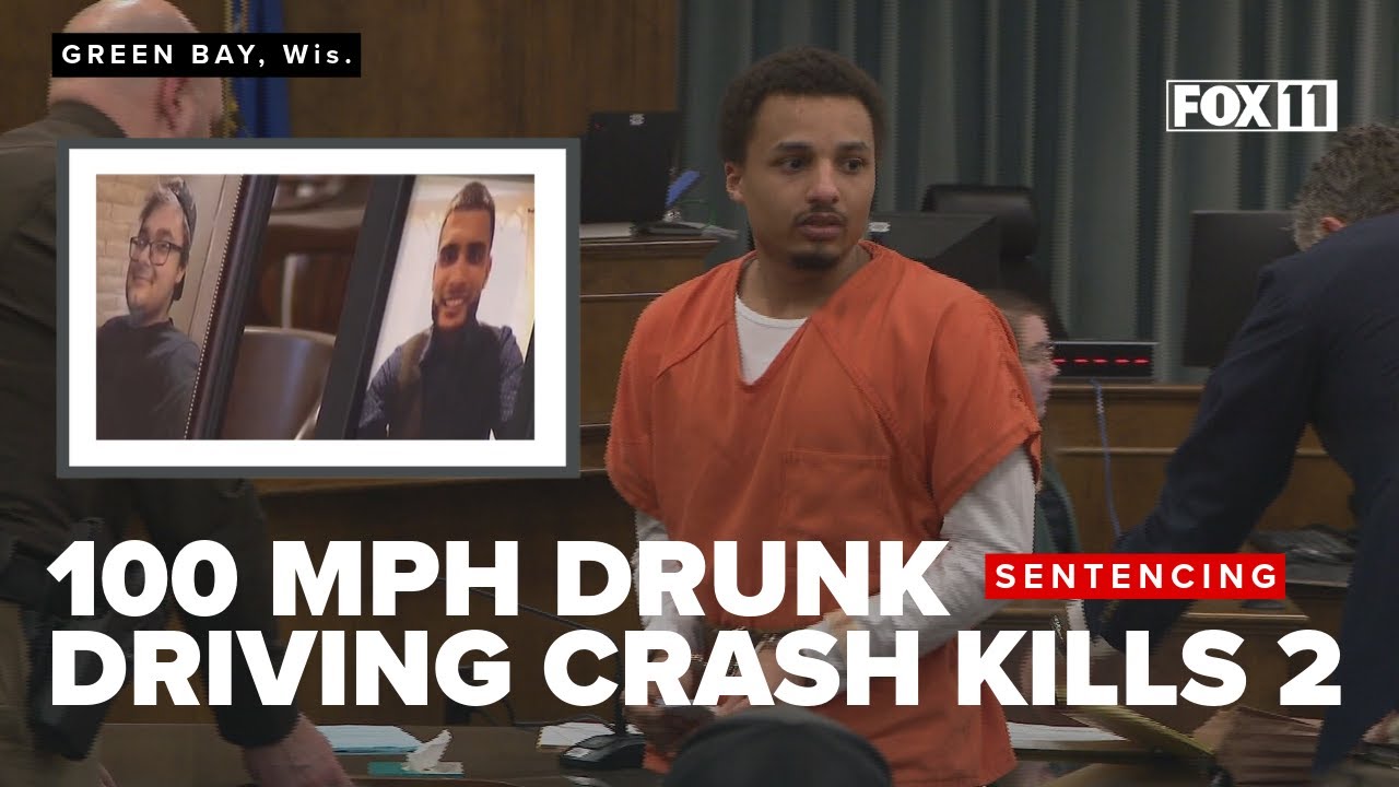 Man's emotional apology for high-speed drunk driving crash that killed 2; full remarks from judge