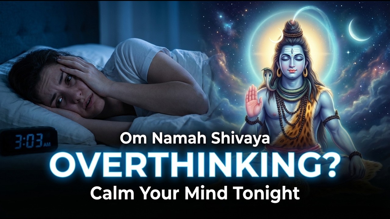 Calm Your Overthinking Mind in Sleep | Om Namah Shivaya Shiv Dhun (Long Healing Mantra)