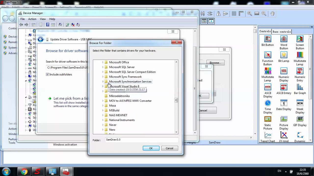 Install driver USB Samkoon EA
