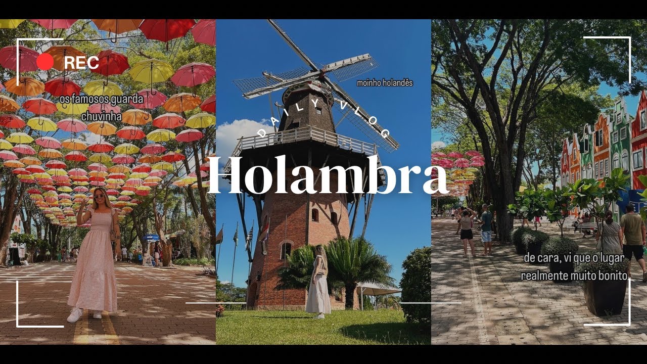 Um Dia Em Holambra - A Cidade Das Flores/ Daily Vlog - Bate E Volta De Moto.