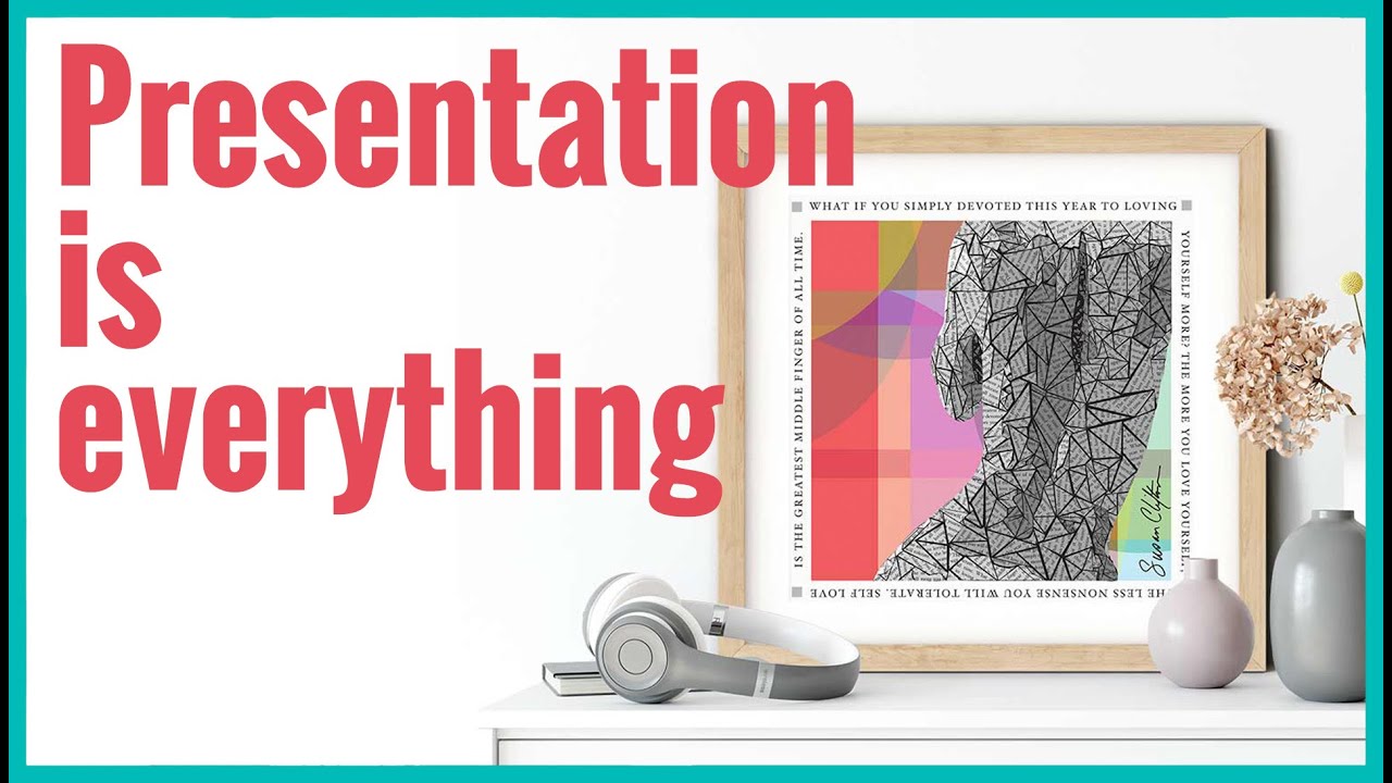 How I create mockups for art presentation