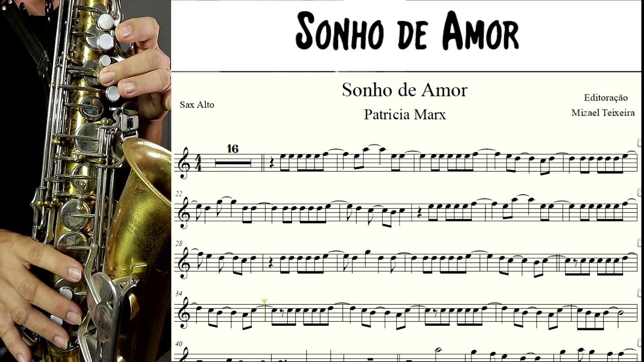 Sonho De Amor - Partitura - Sax Alto