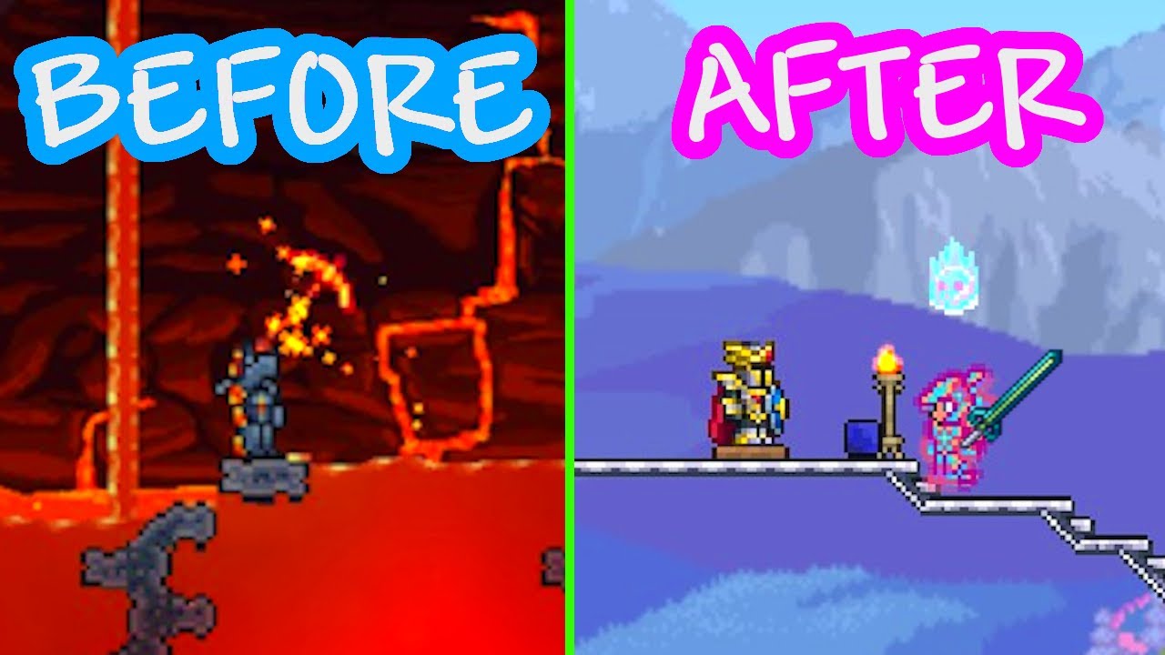 ПОЛНОЕ руководство по сложному режиму Terraria: подготовка, выживание и раннее развитие!