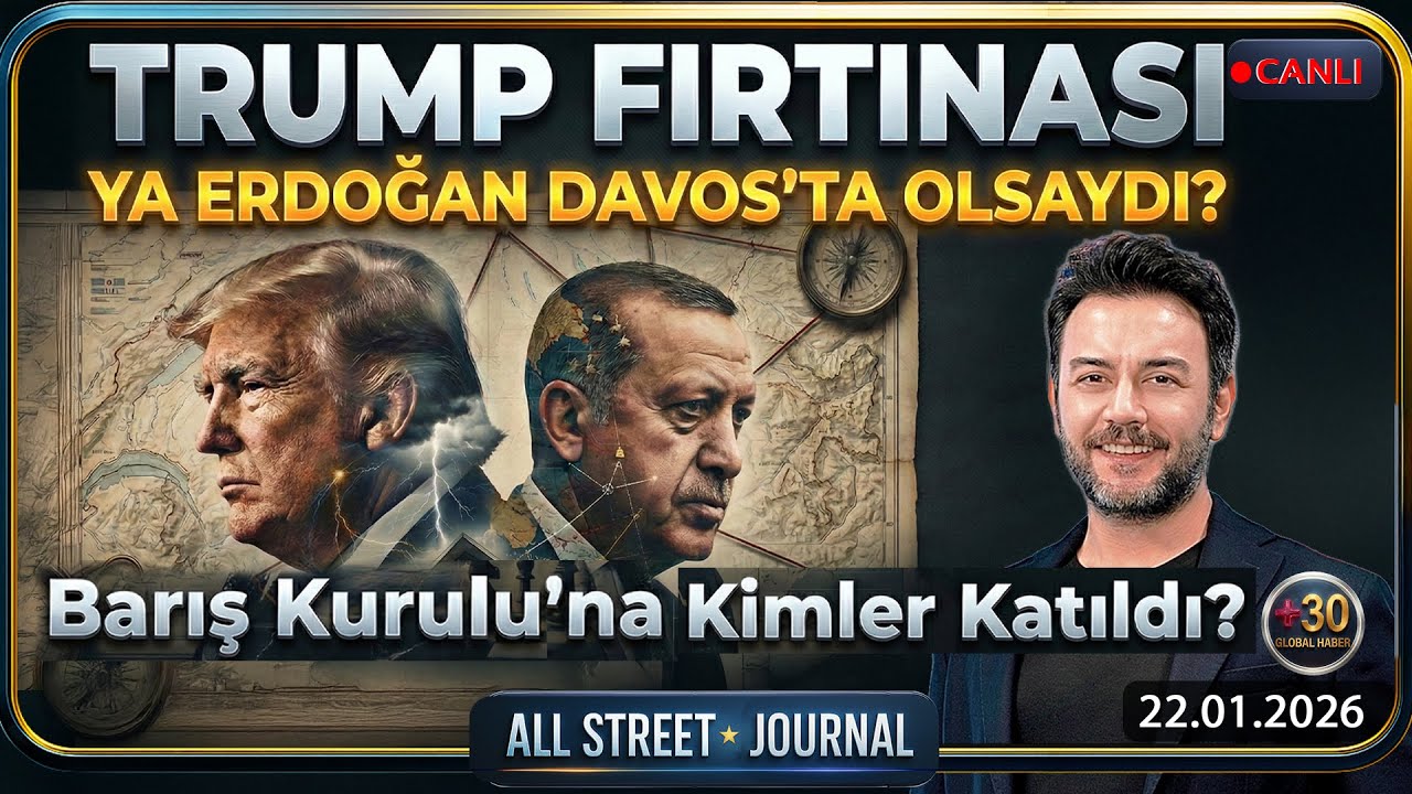 Davos’ta Trump Rüzgarı -Erdoğan Davos’ta Olsaydı? |Barış Kurulu’na Kimler Girdi?| ALL STREET JOURNAL