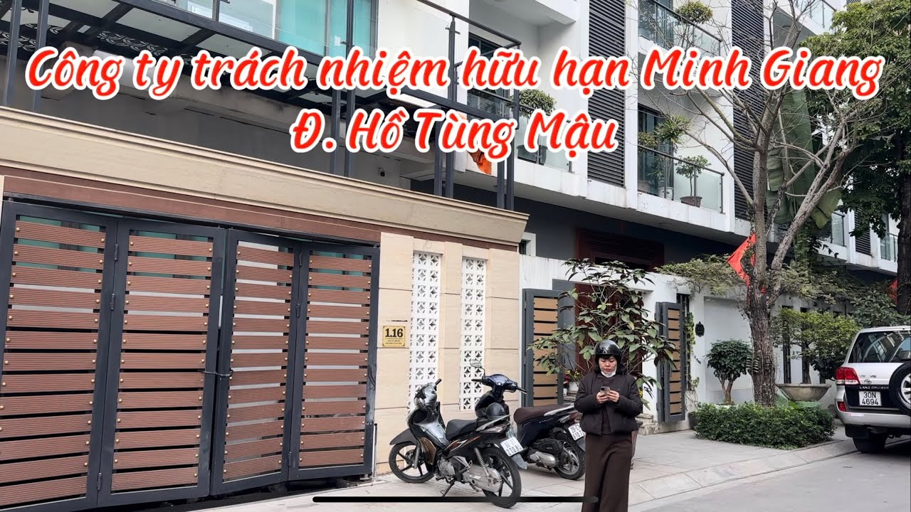 Công ty trách nhiệm hữu hạn Minh Giang I Đ. Hồ Tùng Mậu I Hà Nội I Vietnam I Vũ Thắng
