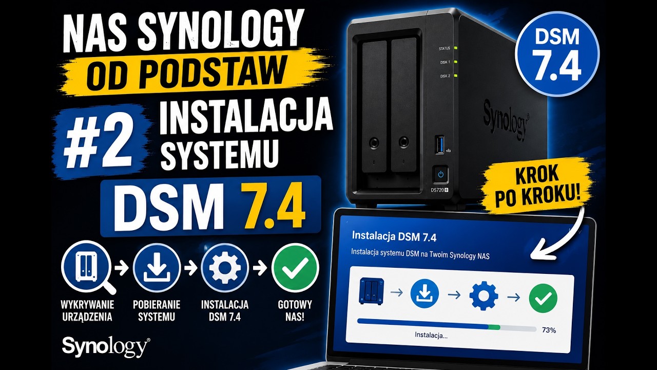 NAS Synology od podstaw #2 &ndash; Instalacja systemu DSM
