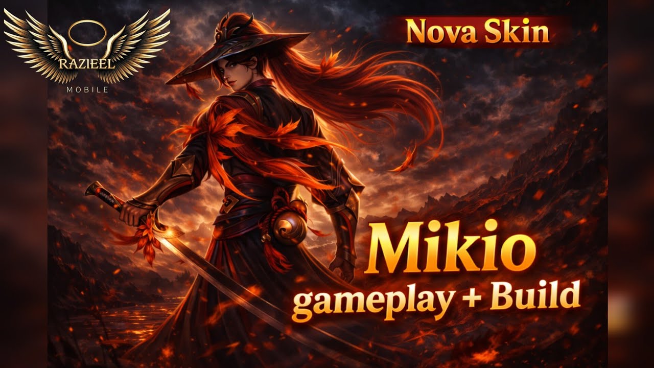 Mikio gameplay + Build , testando nova skin , Heroes Evolved 