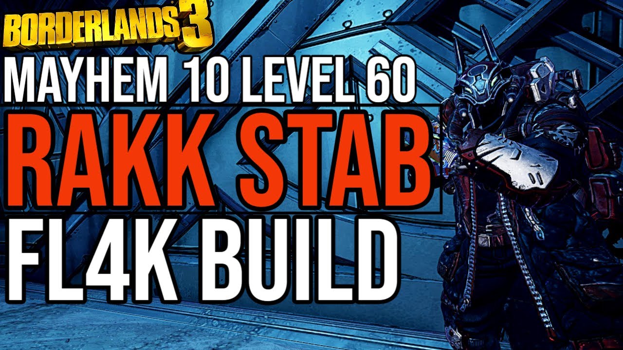 RAKK ATTACK FL4K BUILD! Solo All Content + Gamesave! // Rakk Stab Fl4k Build // Borderlands 3