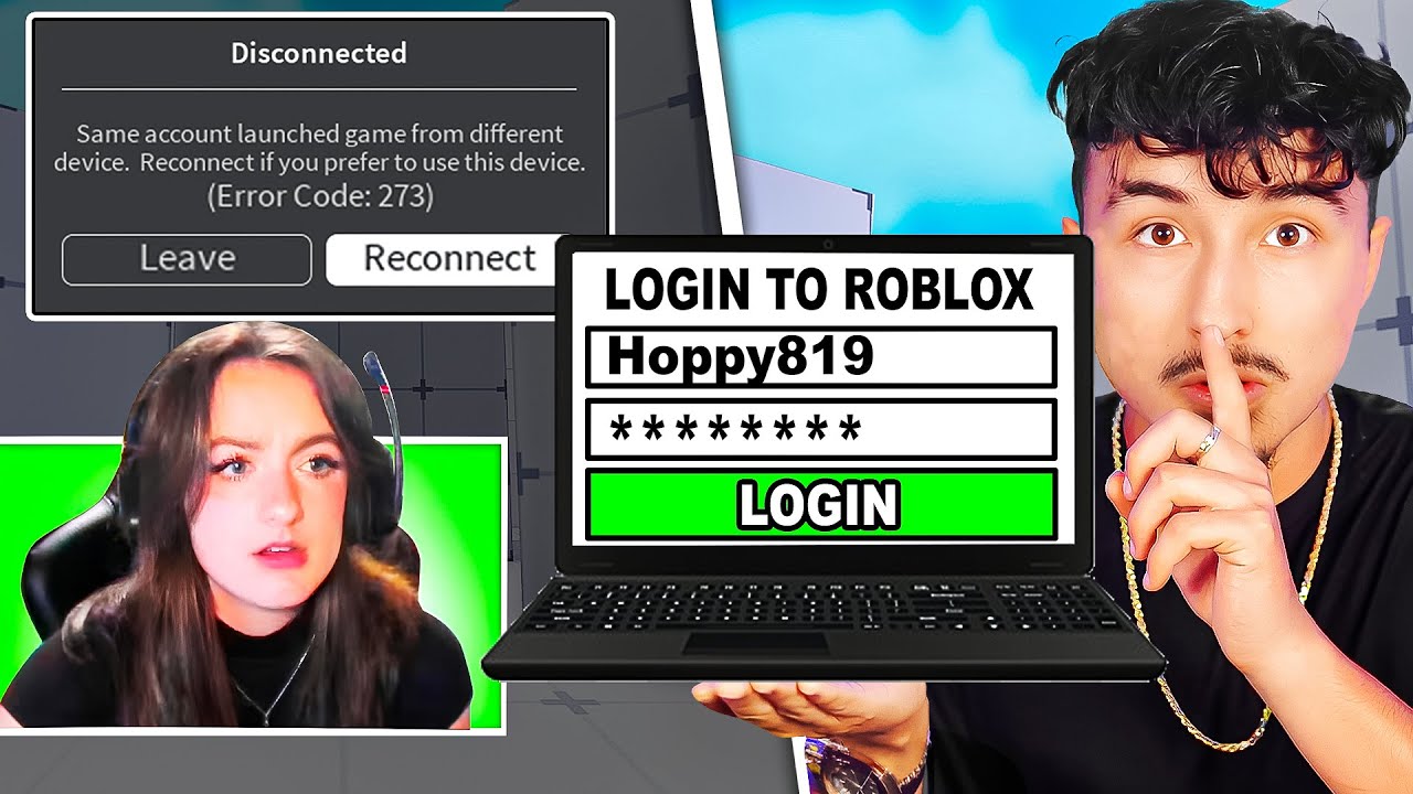 Я взломал ее аккаунт, пока она вела стримы в Roblox Rivals!