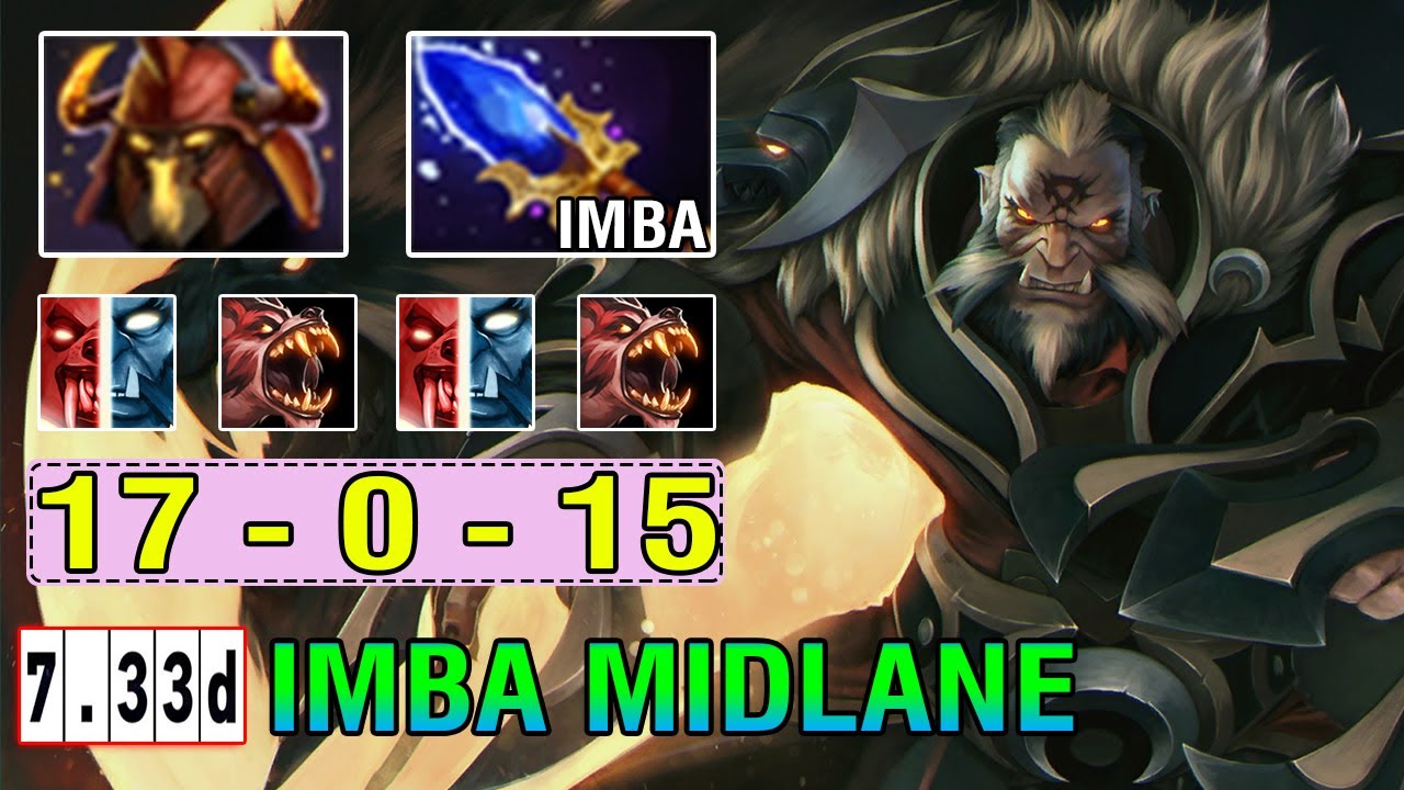 NEW OP MID HERO [Lycan] Midlane Aghanim's Scepter + Harpoon Insane Hit Like a Truck Dota2 7.33D