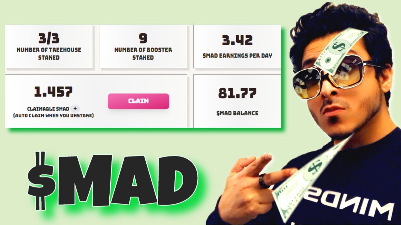 $MAD Token and MM Treehouse: Earn Passive Income by Staking NFTs 🎣