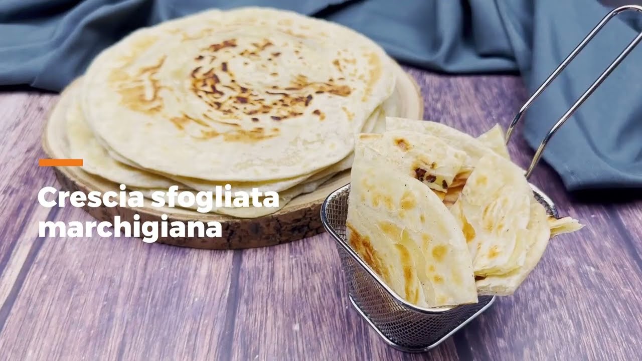 🎥 CRESCIA SFOGLIATA MARCHIGIANA: il pane rustico STRATIFICATO più goloso delle Marche 🫓✨