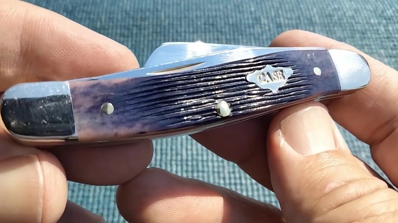 2023 ~ Case XX™ Medium Barnboard Purple Bone Stockman Knife