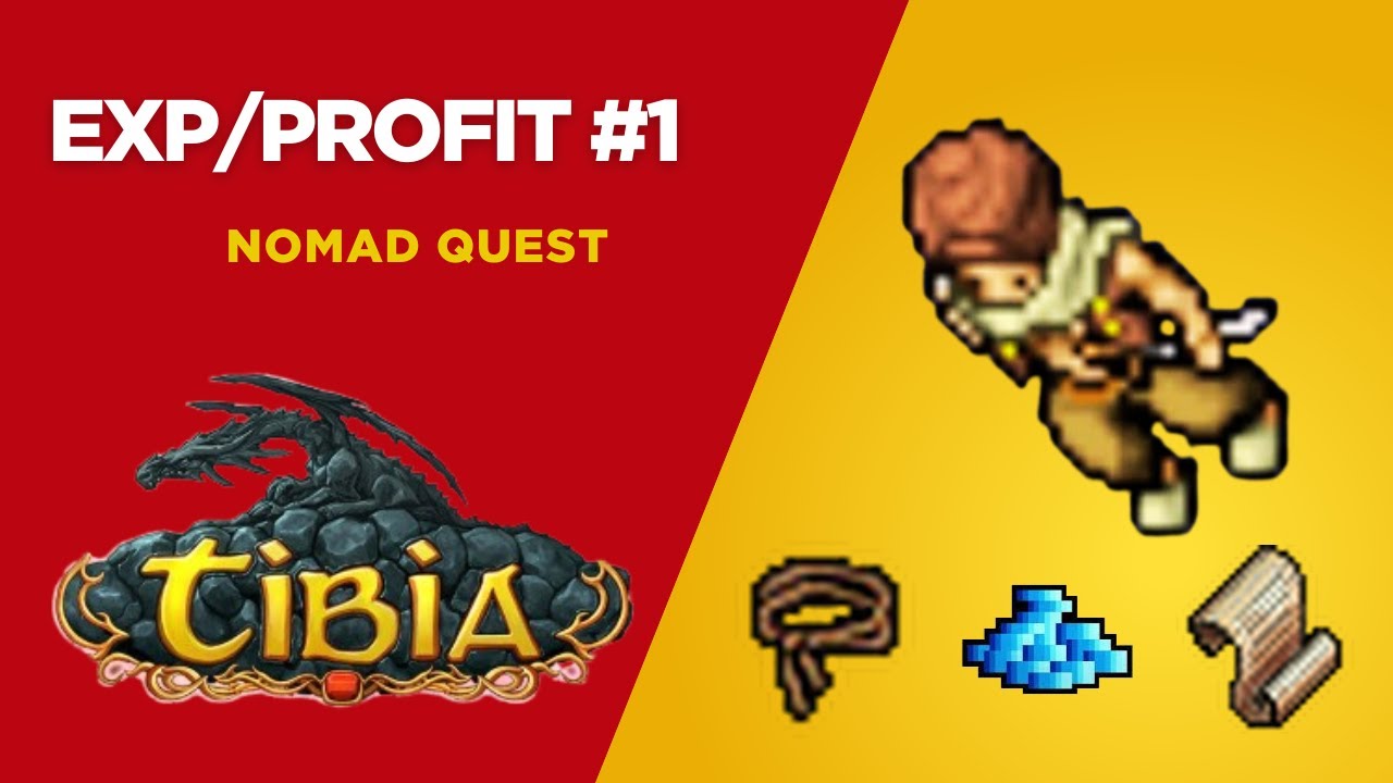 Najlepsze spoty exp/profit 8&ndash;30 lvl (TIBIA - NOMAD QUEST)