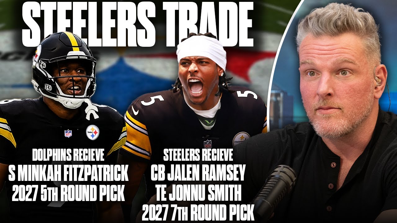 Steelers Continue Signing Veteran Talent, Trade For Jalen Ramsey & Jonnu Smith | Pat McAfee Show
