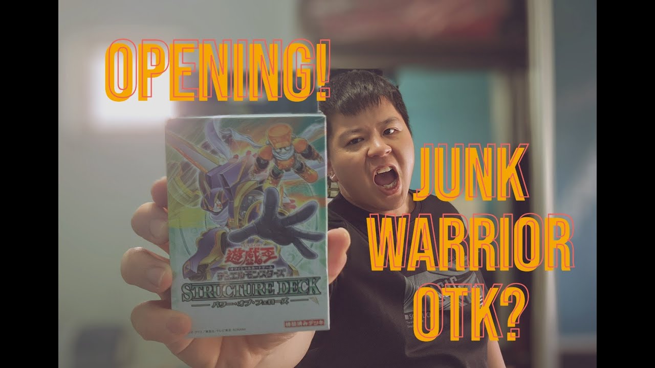 Yugioh SD48 Structure Deck Power of Fellows opening! New junk warrior and synchrons support?