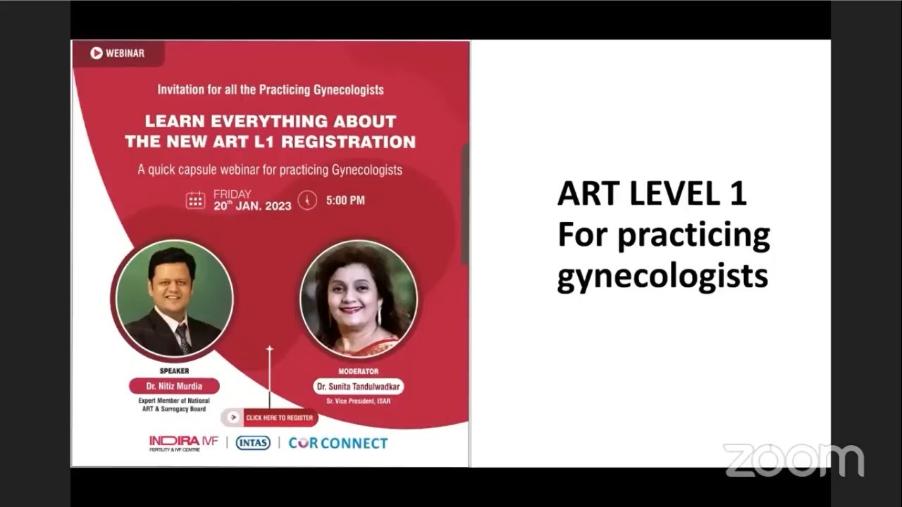 ART LEVEL 1 for practising gynaecologists | NITIZ MURDIA | National ART Board