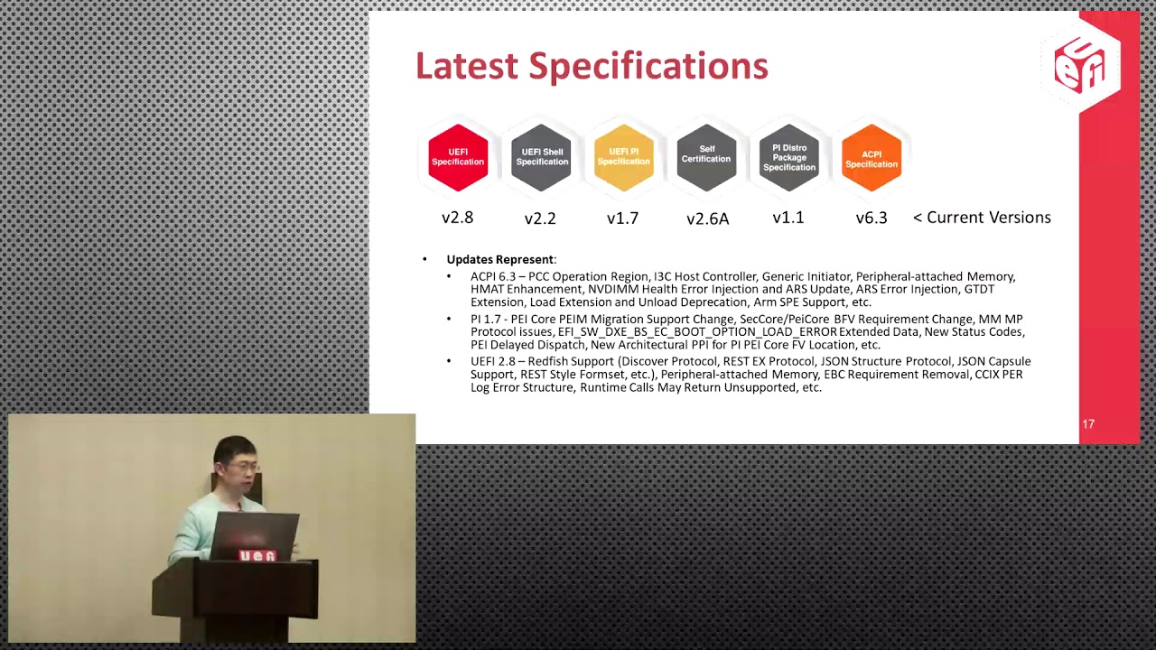 State of the UEFI – Dong Wei (UEFI Forum Vice President)