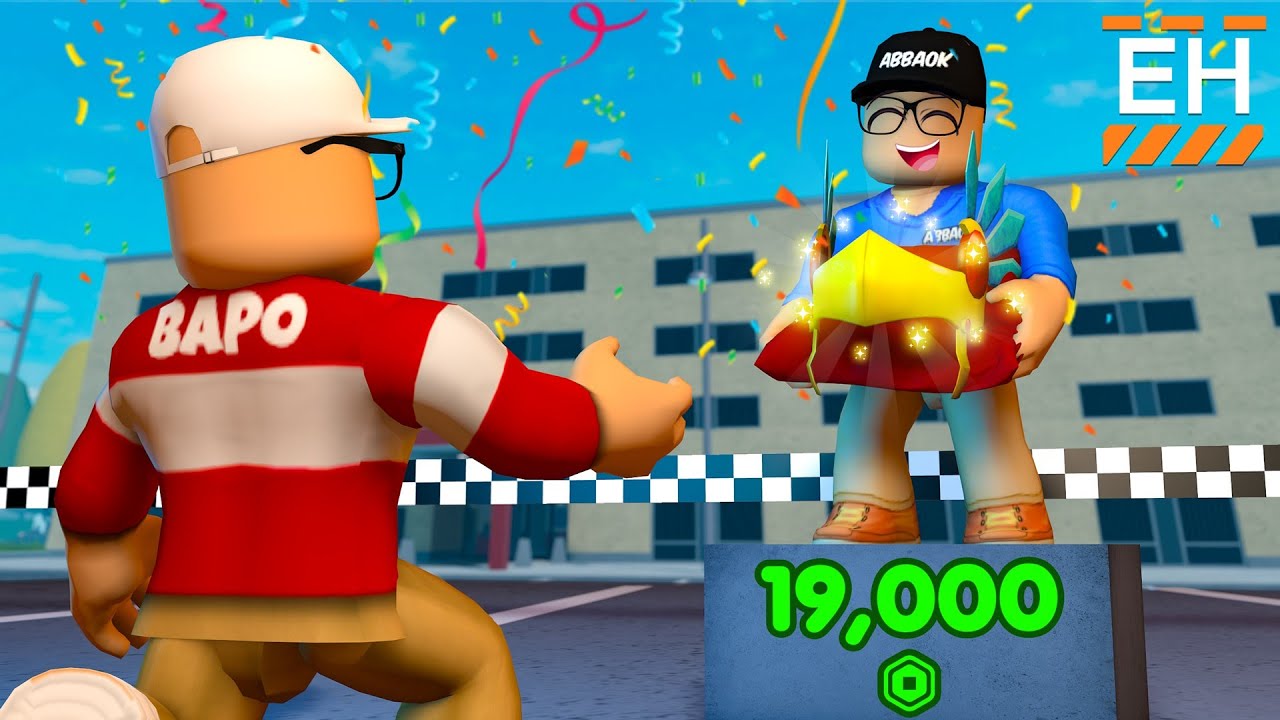 Bapo muss meine Aufgaben erledigen um dieses 19.000 Robux Item zu bekommen! 😁