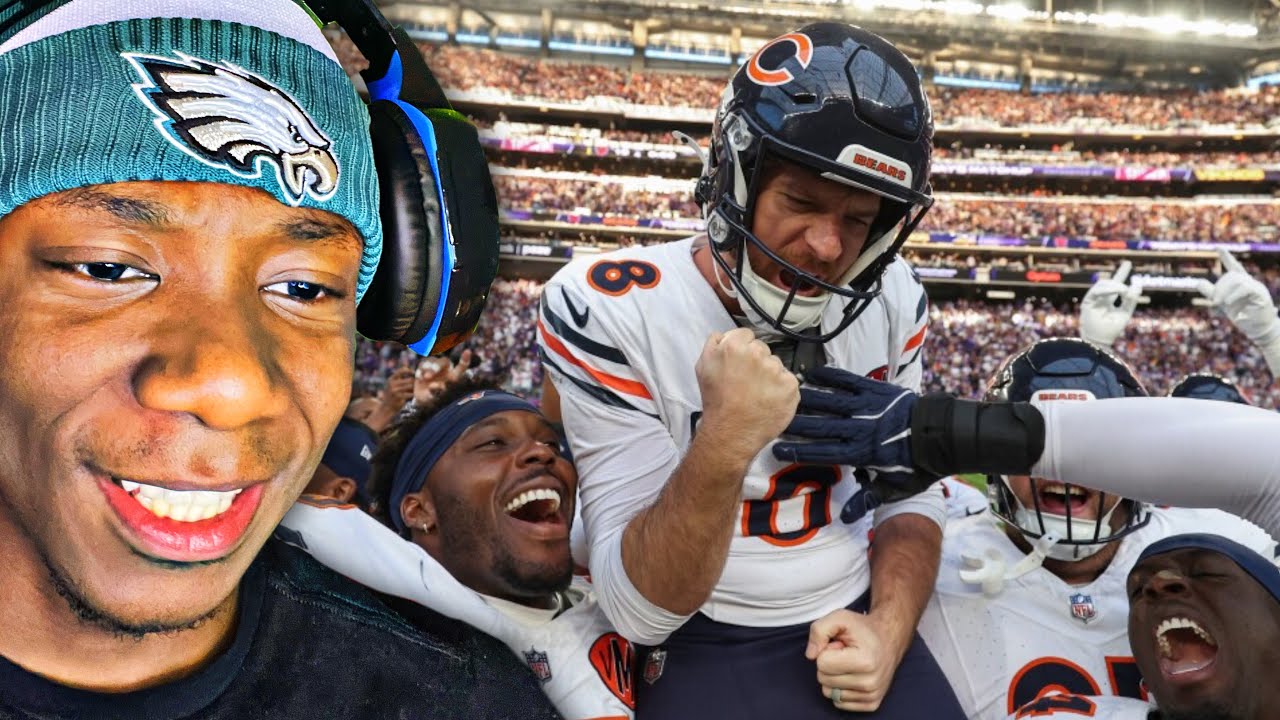 DA BEARS!! Реакция на лучшие моменты матча Chicago Bears против Minnesota Vikings | Сезон НФЛ 202...