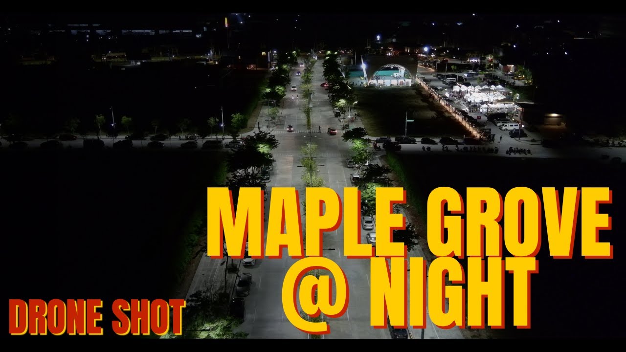 Maple Grove Gen Trias Cavite | Night Drone Shot 2025