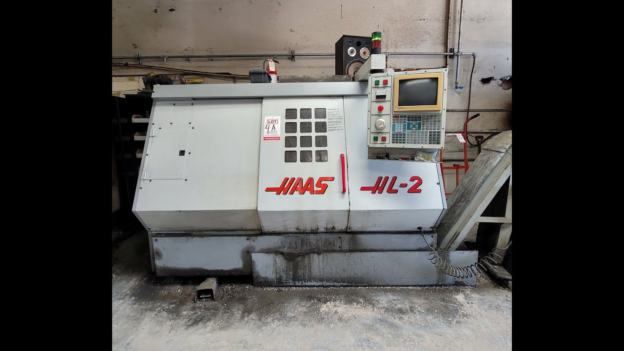 1995 HAAS CNC LATHE, MODEL HL2 ONLINE AUCTION BY UNITED ASSET SALES, ROY GAMITYAN AUCTIONEER