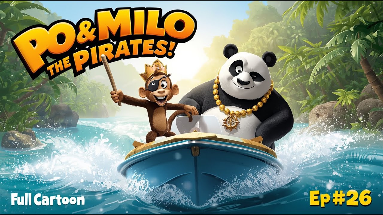 Po & Milo: Pirates for the Day! |Ep26| Kids Cartoons Disney |Cartoons Videos for Children