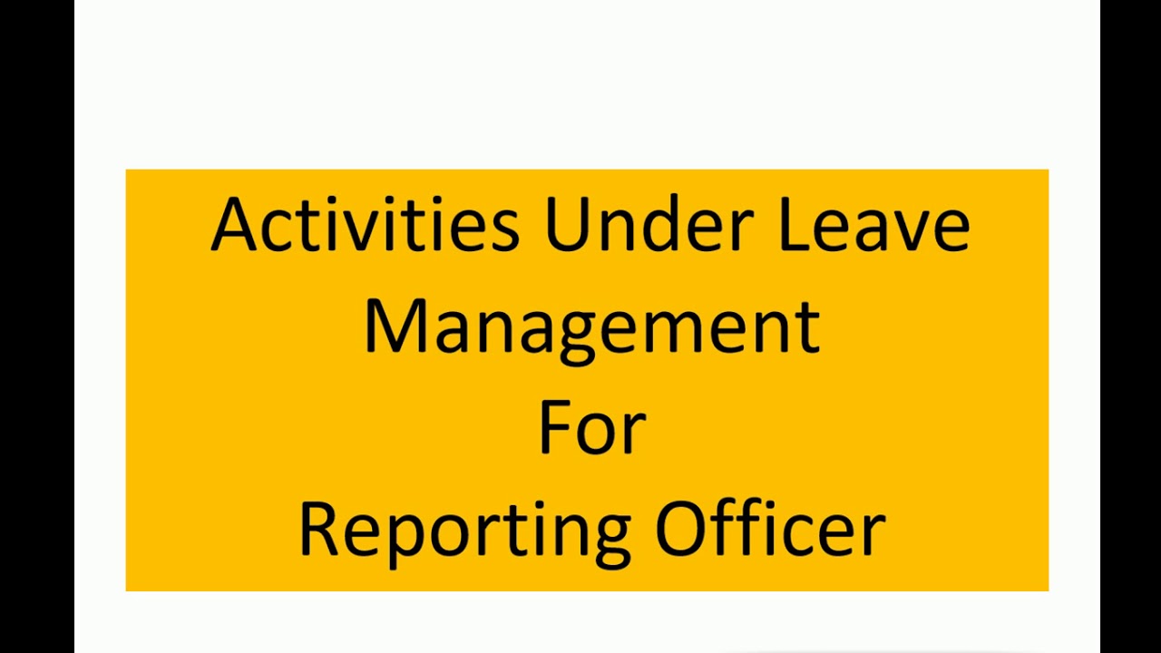 iHRMS Punjab Leave Management